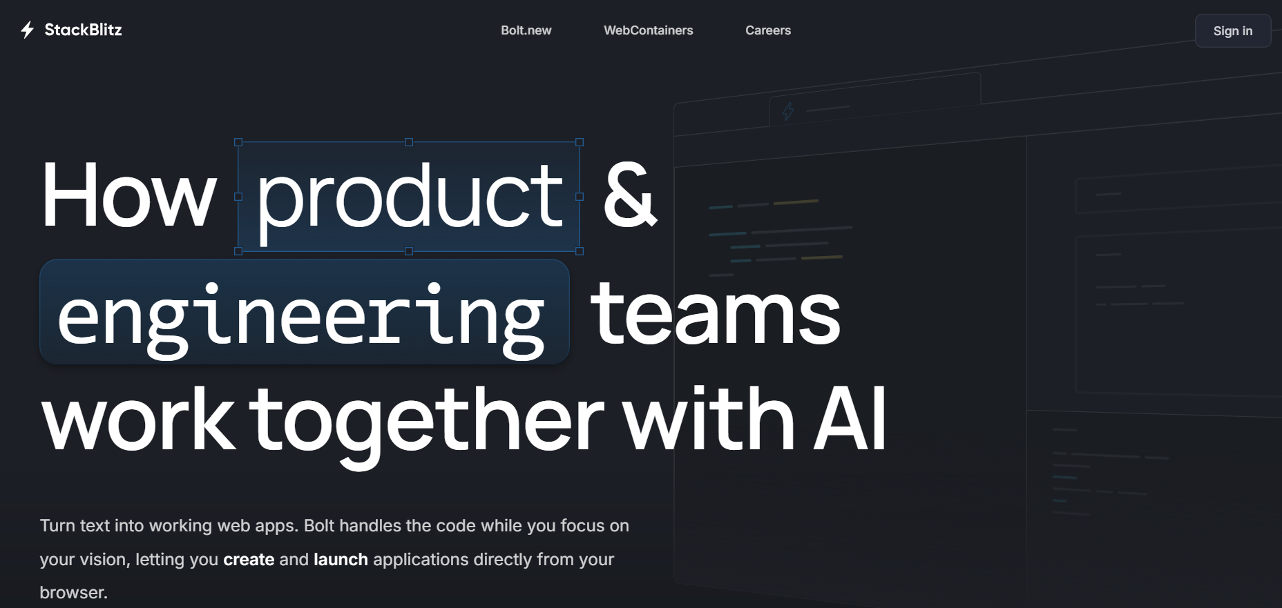 StackBlitz (Bolt) image